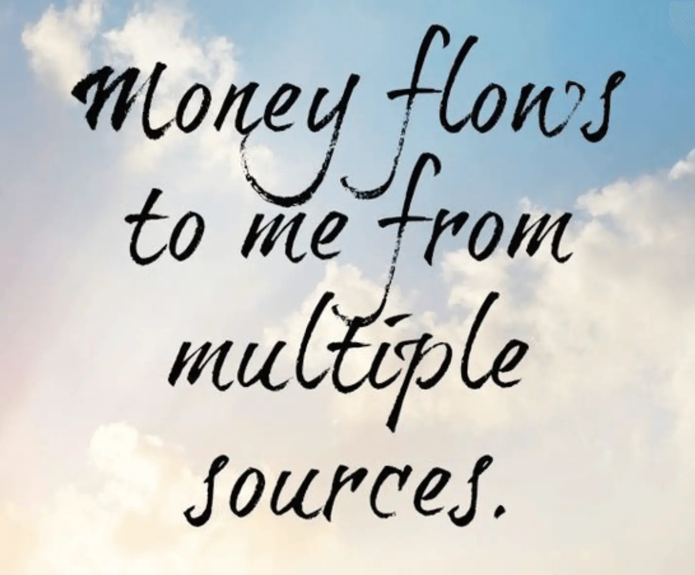 money finances affirmations